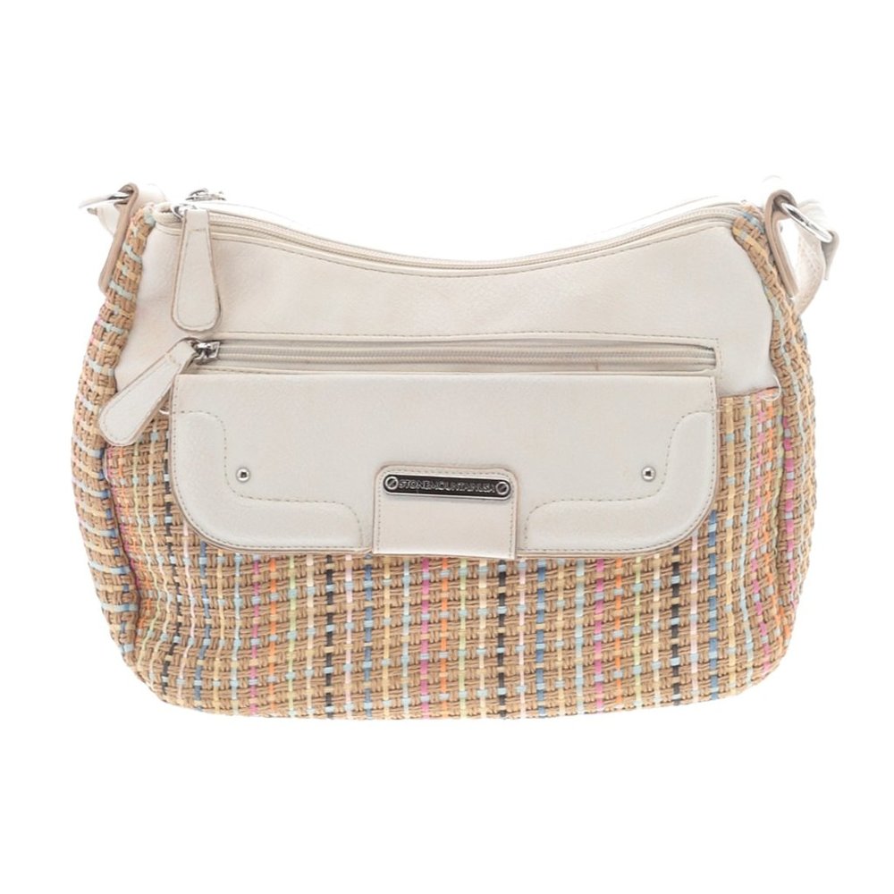 Stone Mountain  Multicolor  Cross Body Bag  Outer Pockets Zipped